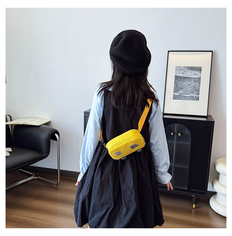 75g Weight Polyester Lining Material Sewing Thread Fashion Element Zipper Closure Type Sling Strap Strap Type Shoulder Bag Bags Type Casual Occasion Canvas Material Solid Color Pattern All Seasons Season Kid'S Gender Cute Style Square Shape Kid'S Canvas Solid Color Cute Sewing Thread Square Zipper Shoulder Bag 7