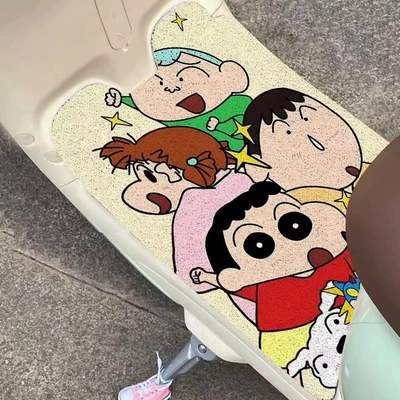 waterproof dust removal non-slip electric car, Electric vehicle foot mat - crayon-shinchan-style-6-width-50xlength-70cm