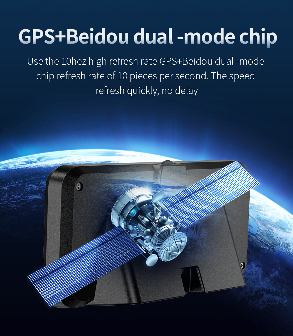 Cross-border high-definition digital display car monitor GPS universal car projector manufacturer in-stock HUD head-up display
