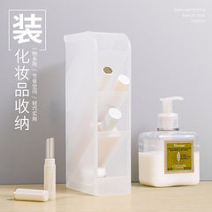 Transparent Slant Insert Pen Holder Organizer for Student Desk Multidrawer Office Supply Plastic Box Wholesale