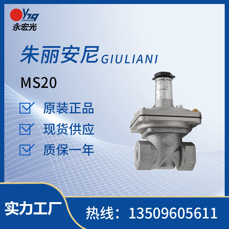 MS20放散阀朱丽安尼GIULIANI原装燃气泄气阀燃烧机专用配件供应商