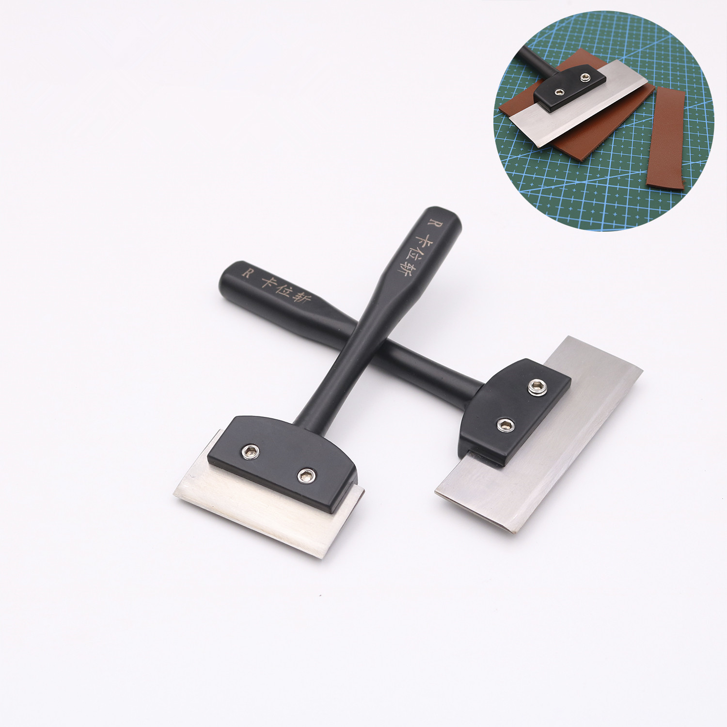 DIY皮革工具 可换头强力卡位斩 钱包斩 一字刀斩 卡位刀冲 卡位斩