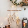 Off-white wooden feather [45x60cm]