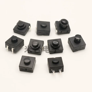 LED手电筒强光按钮开关1212-112B 12*12*9.2 2脚一开一关