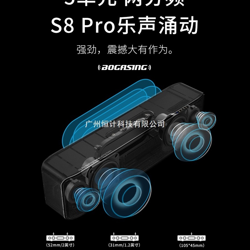 德国柏林之声蓝牙音箱大音量家用HIFI发烧级无线小音响电脑低音炮|undefined