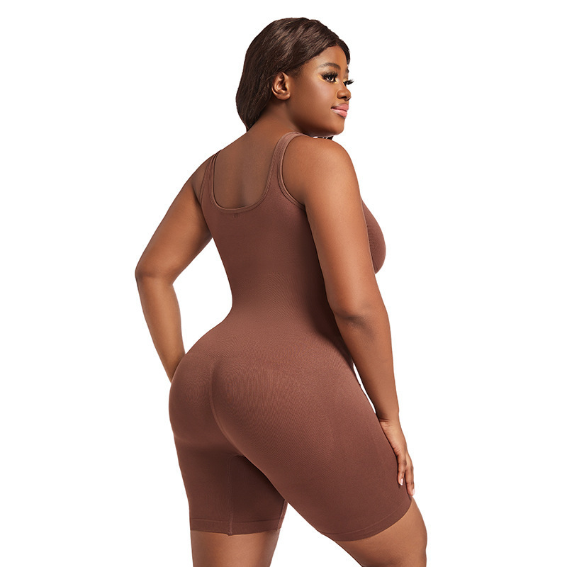 Cross-Border High-Quality Body-Shaping Bodysuit, Tight-Fitting Tummy Control, Postpartum Strong Shaping, Plus-Size Boxer-Style Bodysuit