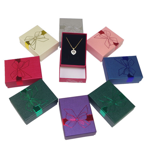 Exquisite butterfly print heaven and earth cover paper box ring pendant pendant earrings earrings small set paper box jewelry box