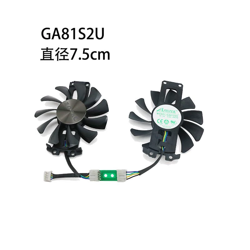 Подходит для новой вентилятор охлаждения видеокарты ZOTAC Sotai GTX950 GTX960 GTX1060 DDR5 GA8