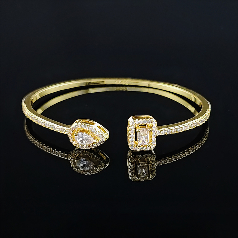 Irregular Bracelet Opening Adjustable Personality Versatile Light Luxury Design 5214_voghion.com