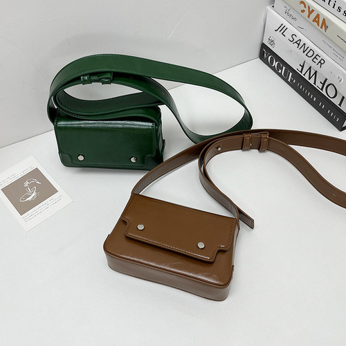 Korean Instagram new arrival unisex style men's and women's crossbody bag fashionable versatile square box bag trendy mini shoulder bag