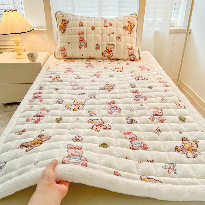 따뜻한 벨벳 엣지 매트리스 재미있는 캔디