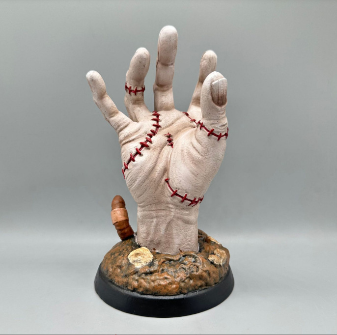 Soporte de teléfono móvil de árbol hombre de dibujos animados de escritorio veneno adornos de estudiantes adornos soporte de mango Fox negro