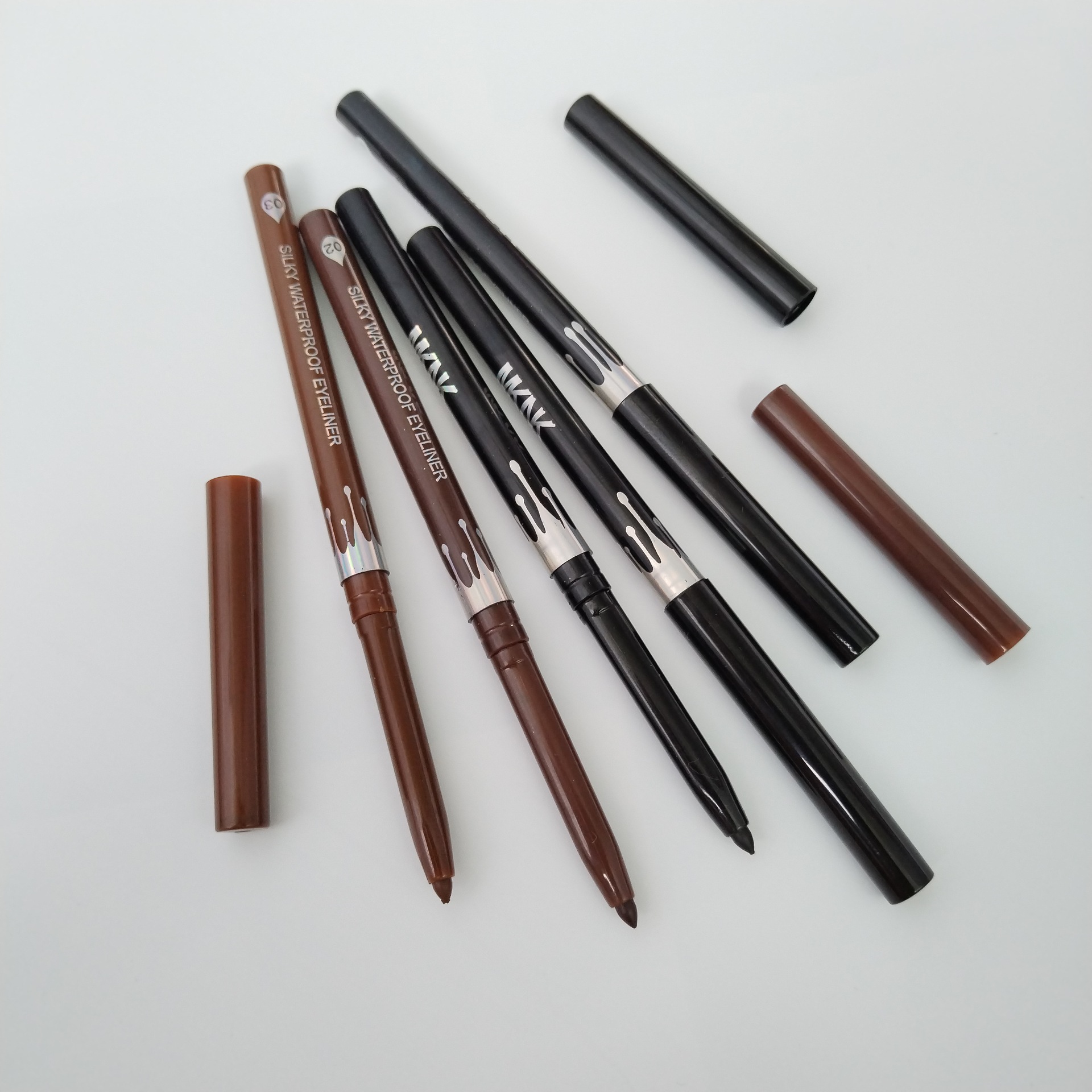 Rétro Couleur Unie Plastique Eyeliner display picture 2