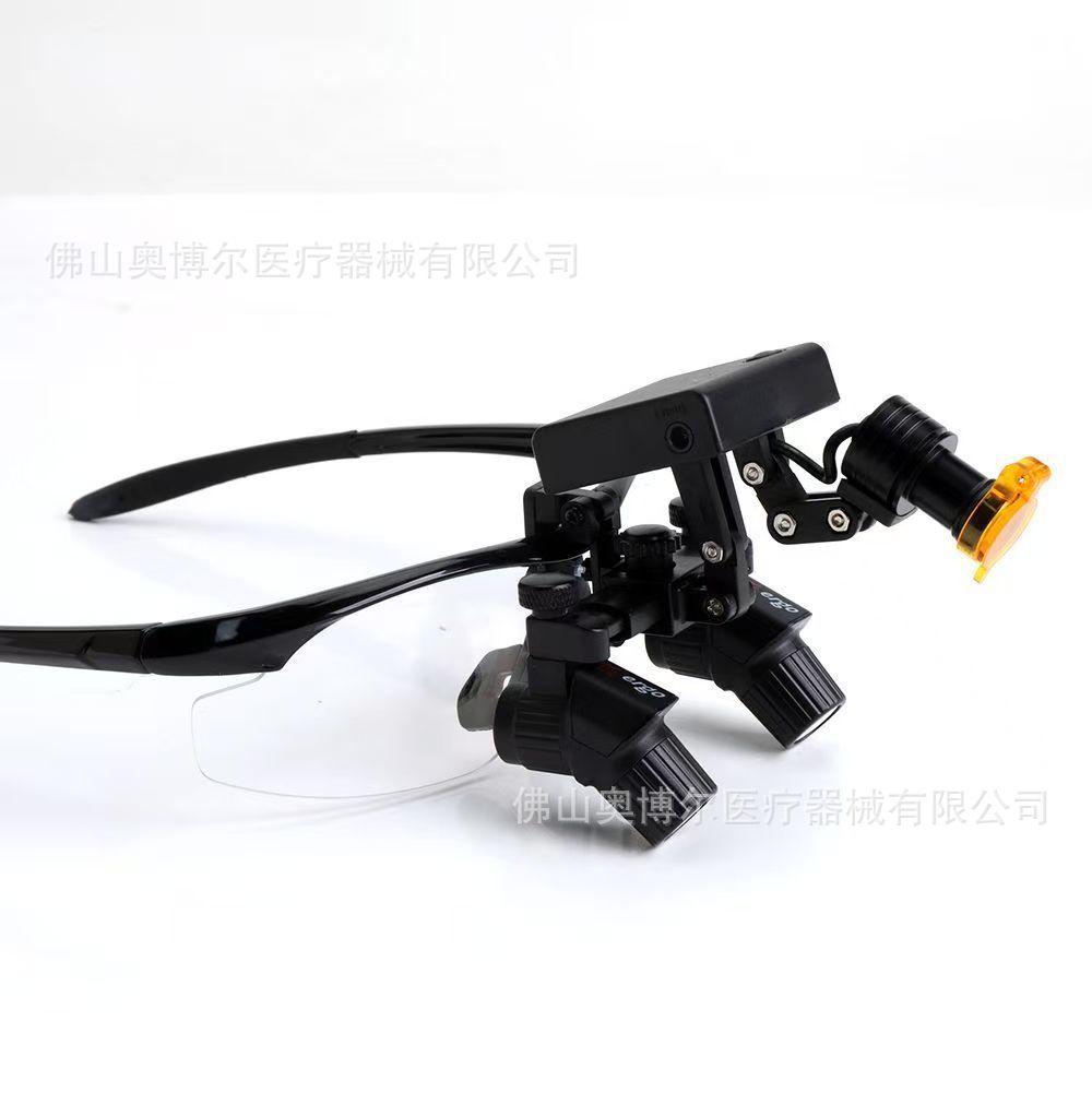 Dental Ergo48 ° Corner High Magnification Magnifying Glass 4X  X Headlamp Led Medical Oral Magnifying Lens Headlamp for Surgery