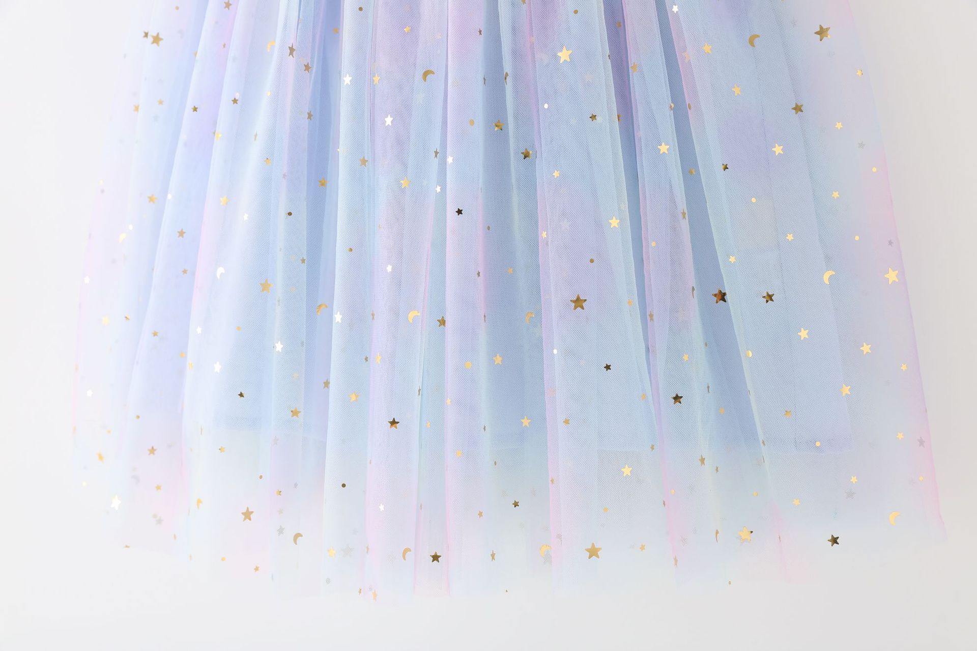 Princess Colorful Star Polyester Girls Dresses display picture 12