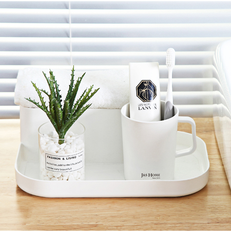 Enjuague bucal taza simple hogar plástico baño suministros color sólido pareja cepillo de dientes taza de lavado taza traje cepillo de dientes taza