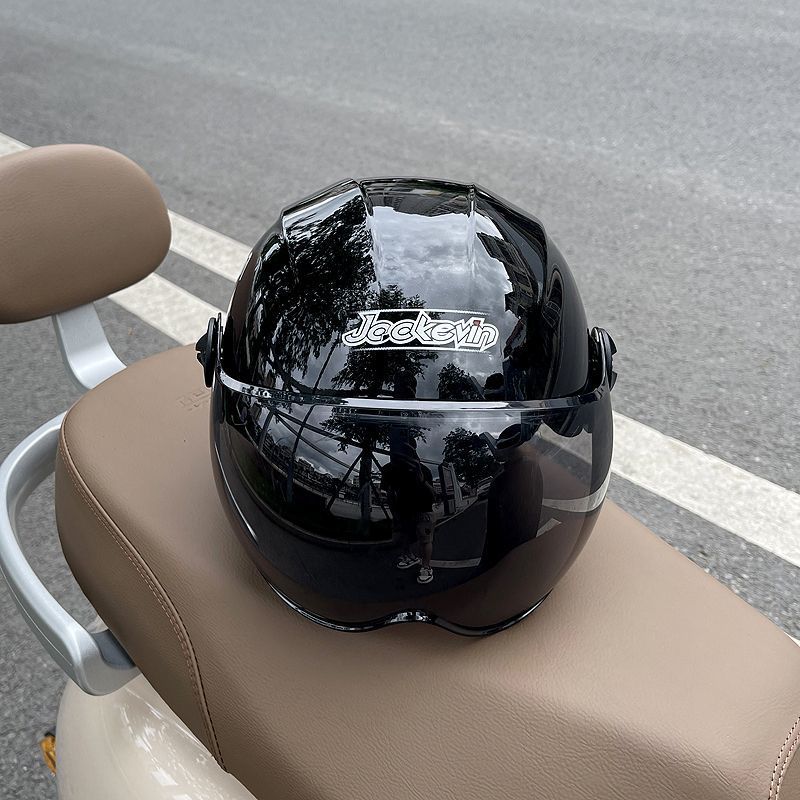 3C Certified Electric Vehicle Helmet Summer Motorcycle Half Helmet
