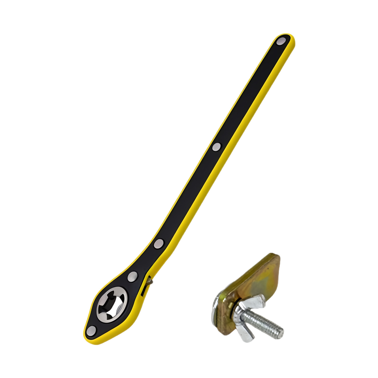 Llave de ahorro de mano de obra, llave universal especial para gato de automóvil, palanca de trinquete para automóvil, herramienta de cambio de neumático de repuesto