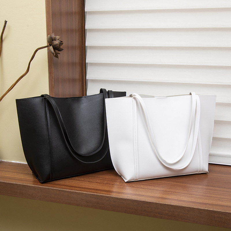 Bolsas de mujeres de comercio exterior transfronterizo 2025, bolsas de compras coreanas PU de gran capacidad, bolsas de mano, bolsas de mujer