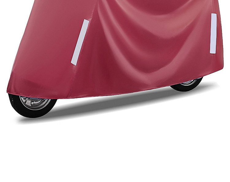 Electric Vehicle Cover, Rainproof and Sunproof Rain Cover, Thickeneded Motorcycle Cover, Rain Cover, Waterproof, Windproof and Dustproof Sunshade