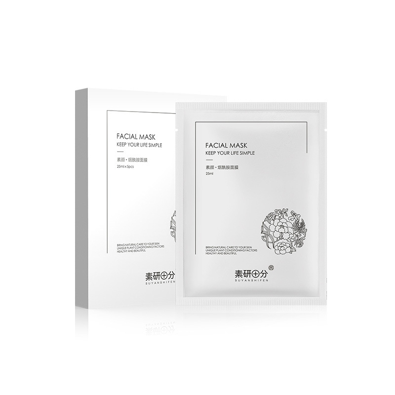 Face mask contains niacin, 25 ml