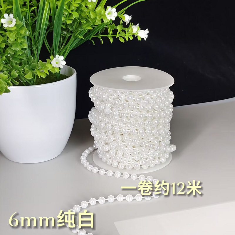 6mm 순수한 흰색 롤은 약 12m