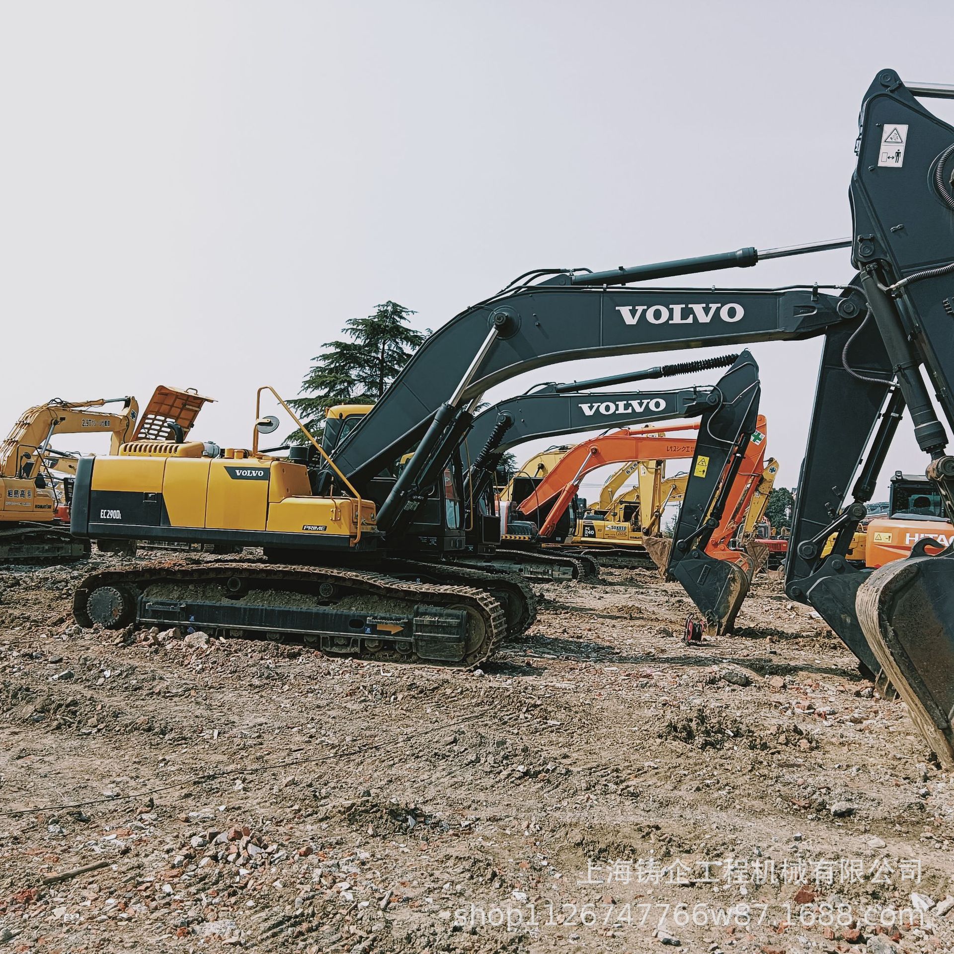 V0LV0履带式挖掘机EC290D中型挖土机沃尔夭29吨钩机