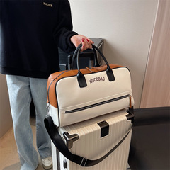 New Style Short Trip Women's Travel Bag, Simple and Versatile Shoulder Crossbody Handheld Fitness Bag for Men, Storage Bag, Airport Bag, Wholesale