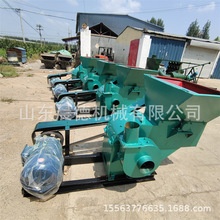锤片式秸秆磨糠机 养殖稻壳打粉沙克龙除尘粉糠机