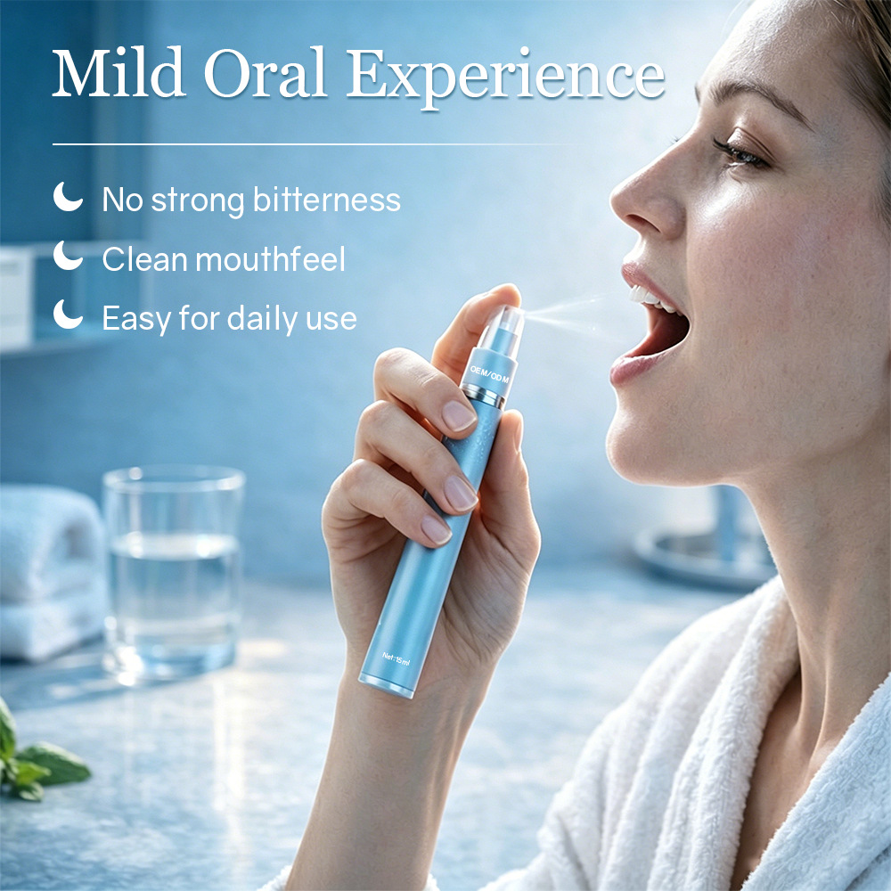 Cross-border foreign trade best-selling oral freshener 20ml breath freshening oral spray, OEM processing from the source factory