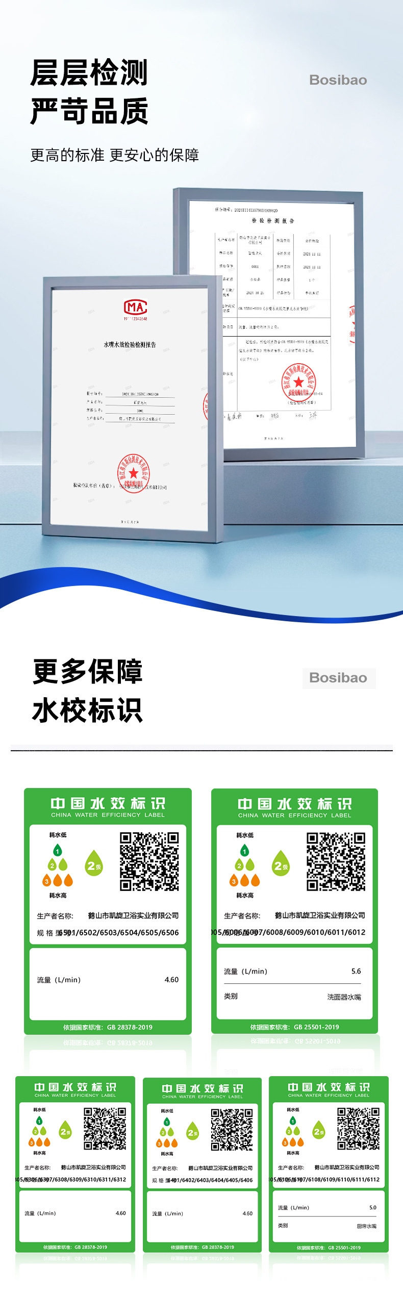 Water efficiency standard, bathroom hot and cold water faucet, no ceiling spray, bathroom mixing valve, simple household bathroom shower head details Picture