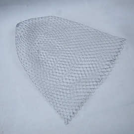 大力马抄网兜 球拍线网兜 捞鱼网 不锈钢抄网网兜 渔具用品