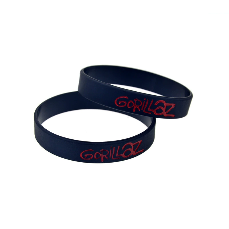 Европейско-американская Gorillaz альтернативный поп-группа силиконовый браслет 1/2 дюйма поддержка звезда тибетский