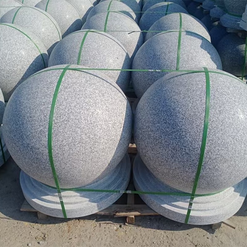 Granite Roadblock Balls, Sesame Gray Traffic Barrier Stones, Anti-Collision Stones, Sesame White Square Stones, Community Street Mixed Stone Balls, Round Balls Granite Roadblock Balls, Sesame Gray Traffic Barrier Stones, Anti-Collision Stones, Sesame White Square Stones, Community Street Mixed Stone Balls, Round Balls