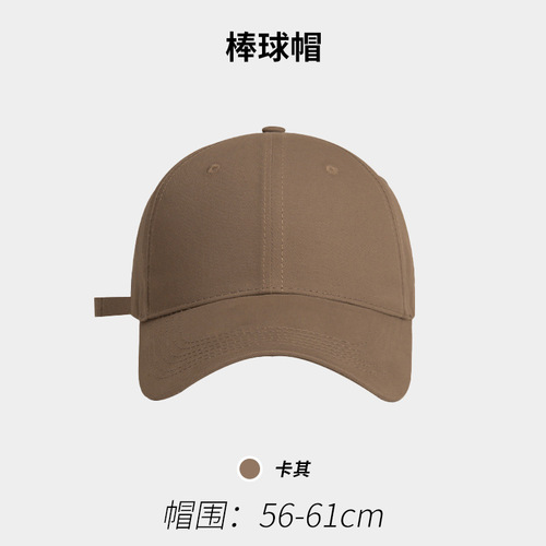 Big Head Baseball Cap with Hard Peak for Women, Summer Japanese Style Solid Color Face Covering Duckbill Cap, High Peak Student Couple Hat, Trendy for Men