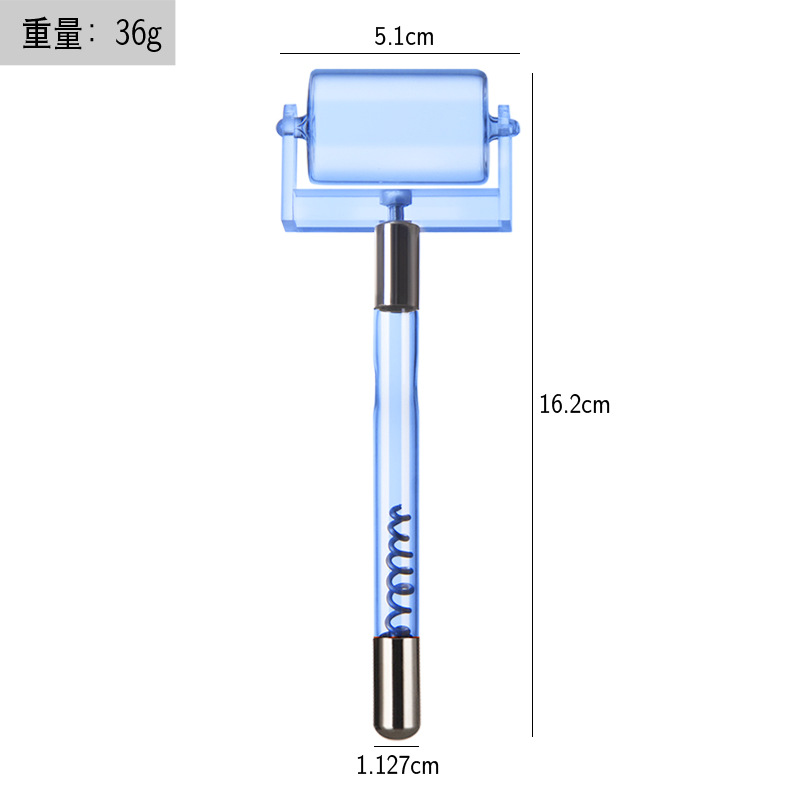 Instrumento de electroterapia de alta frecuencia accesorios de instrumentos de belleza luz roja luz púrpura luz azul electroterapia varilla electroterapia peine tubo de vidrio accesorios