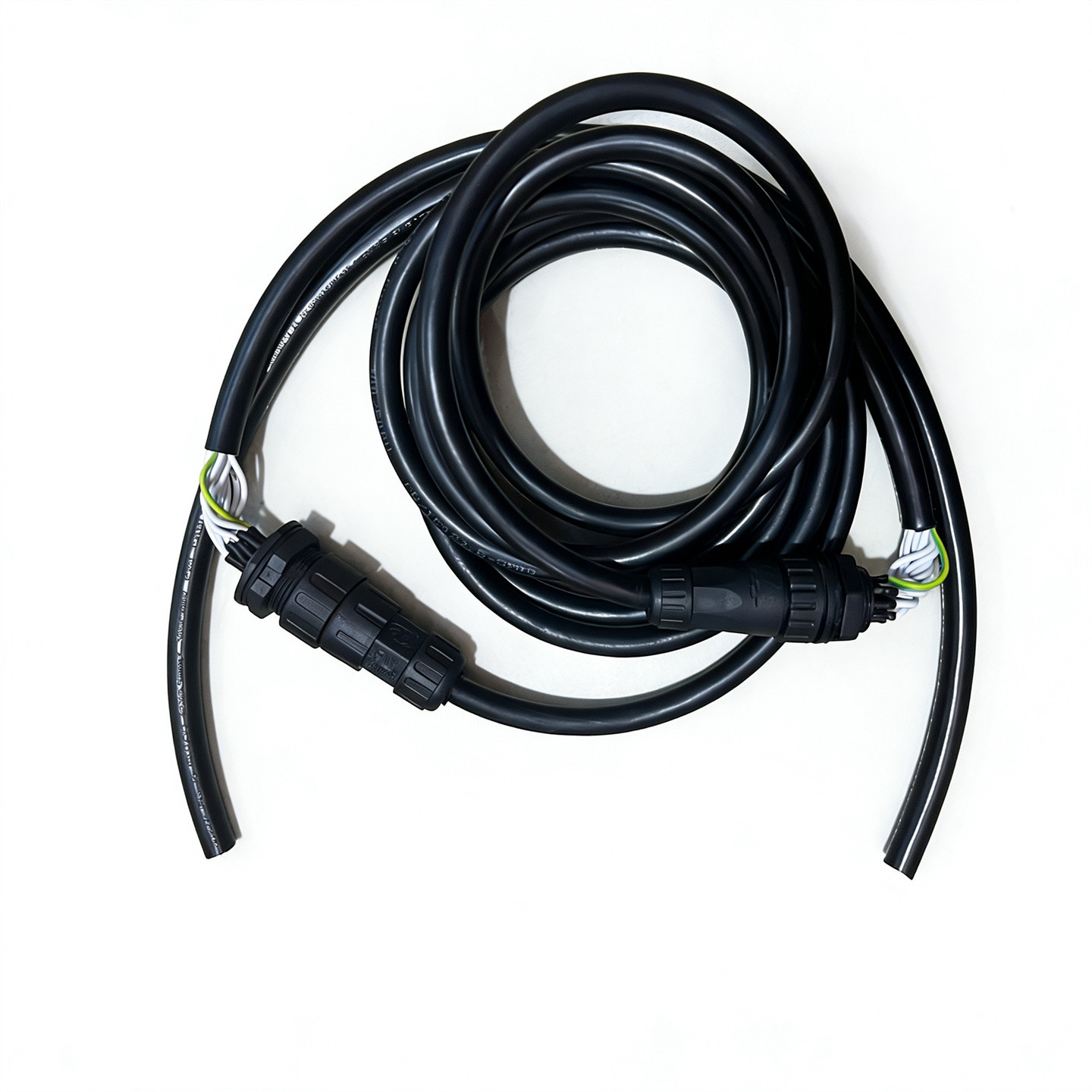 LLT利路通M25+M22-12芯线对板防水接头延长连接线ip68UL航空插头