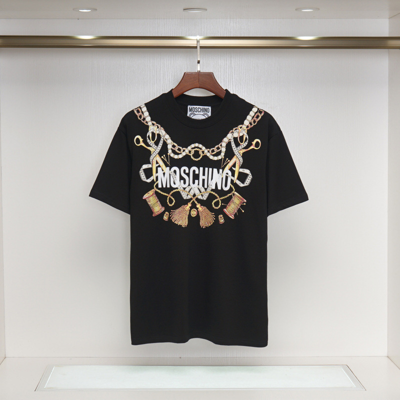 2025 春夏新作メンズカジュアルラウンドネック半袖 T シャツ中空刺繍クマ文字ルーズで多用途|undefined
