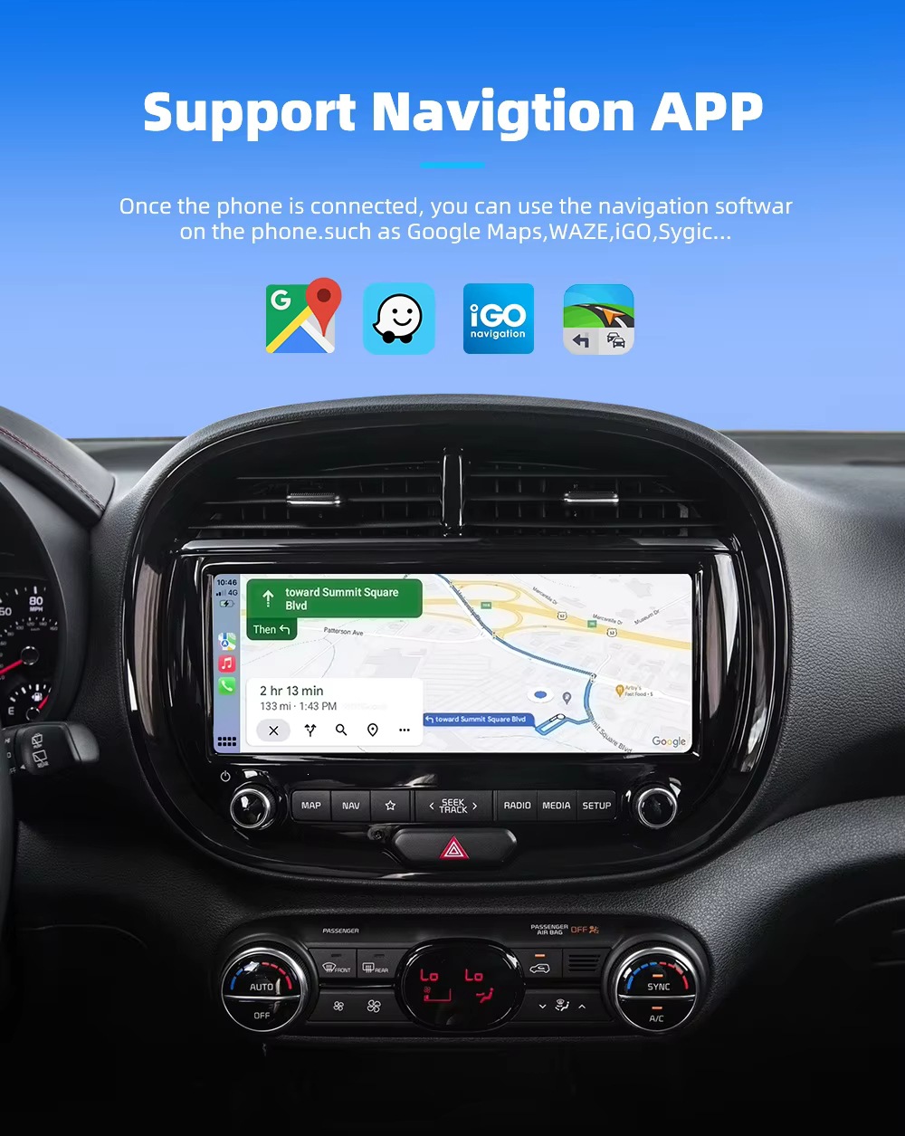 CarPlay module Android Auto car-machine connectivity box 2-in-1 smart wireless CarPlay box