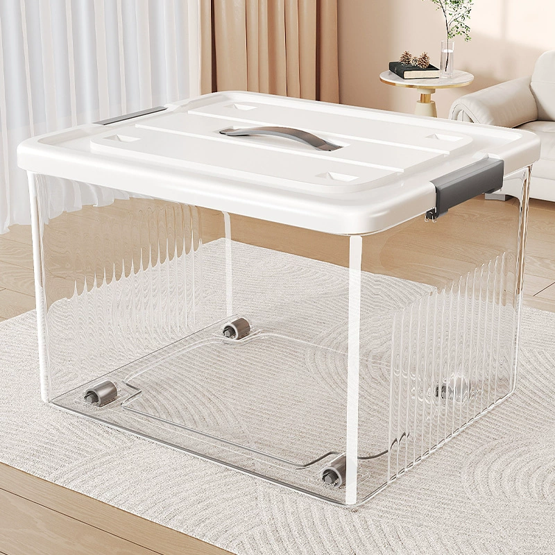 Storage Box Household Storage Clothes Super Large Capacity Treading Box Toy Book Plastic Backup Storage Turnover Box