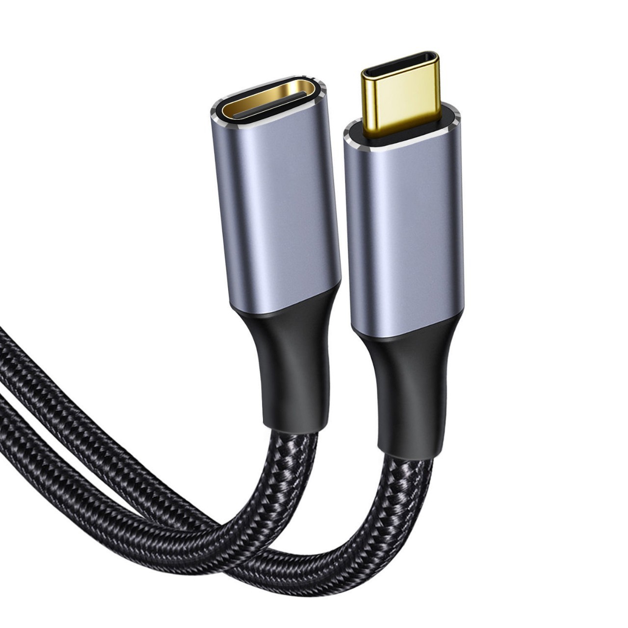 USB C Uzatma Kablosu Tip C Uzatma Kablosu USB-C Thunderbolt 3 Xiaomi Huawei Switch için USB 3.1 USB Uzatma Kablosu_voghion.com