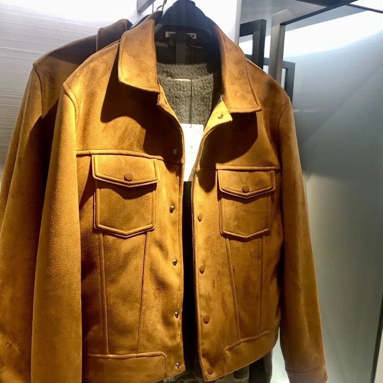 Suéter de gamuza de capa de aire disponible en stock, tela de juego, chaqueta de gamuza adecuada, camiseta, tela de gamuza