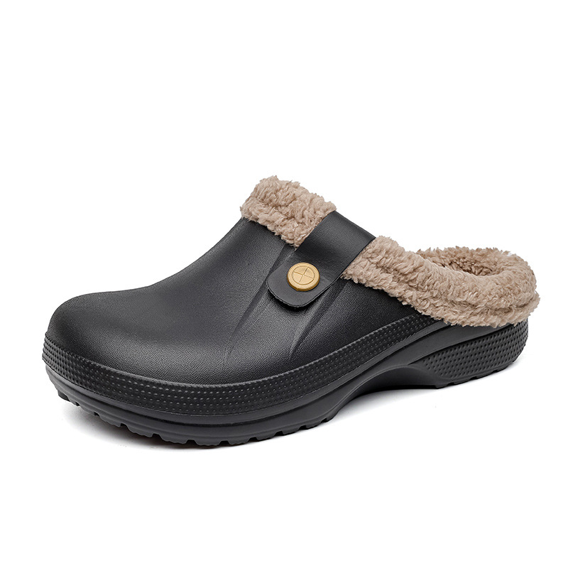 Damen-Slipper aus Plüsch-Fleece für den Sommer, warm, maschinenwaschbar, für den Innenbereich, Hausschuhe_voghion.com