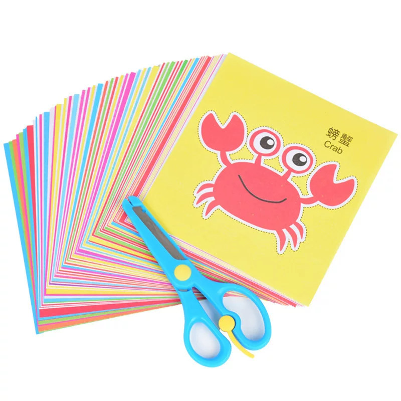 Cartoon origami for kindergarten, handmade, increased thickness