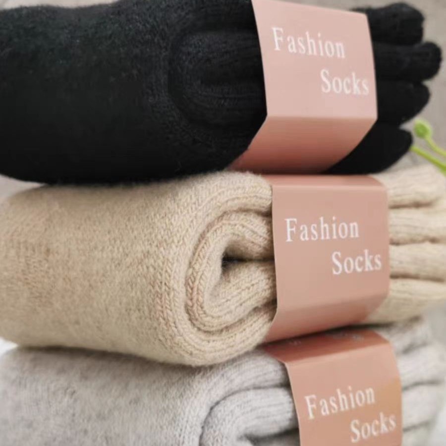 厚袜子加厚保暖毛圈羊毛亮剑品牌东北哈尔滨零下40度袜子女士羊绒