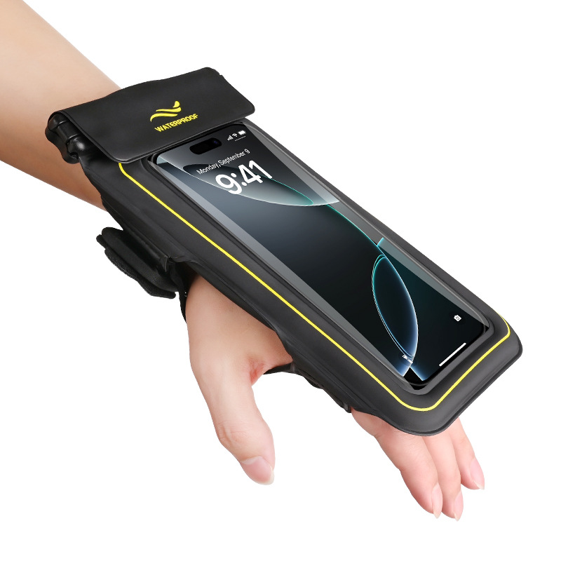 Mobile Phone Waterproof Bag, Floating Diving Swimming Bag, 6.8inch Universal Diving Arm Bag Wrist Bag for Apple and Huawei