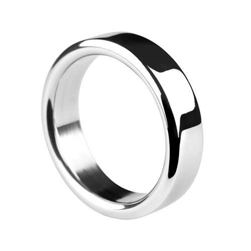Stainless steel delayed long-lasting semen locking ring cock ring male exercise metal penis ring adult sex toy