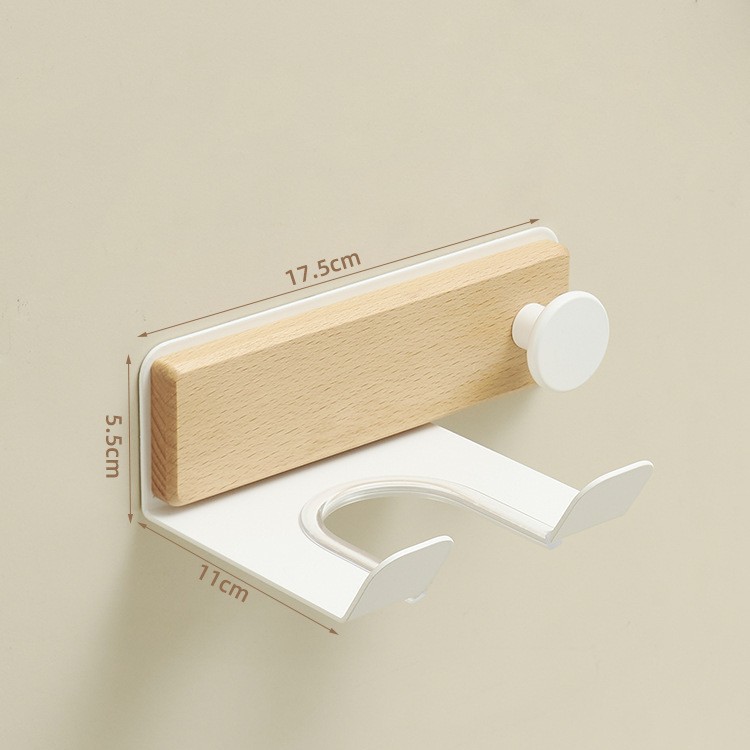 soplador de madera maciza estante de almacenamiento de tubo de aire de baño marco de almacenamiento de aleación de aluminio colgado en la pared sin perforación marco de soplador multicapa