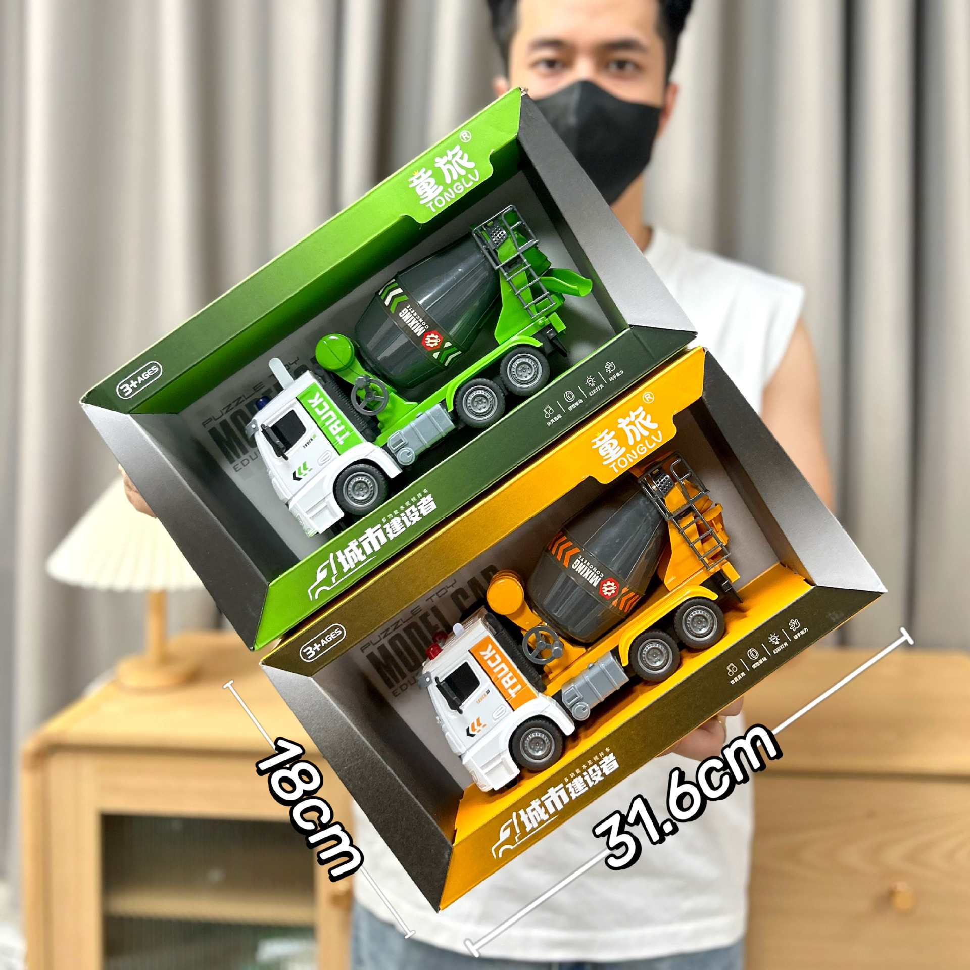 Regalos de la institución infantil inercia coche de rescate de bomberos contará historias de ingeniería excavadora juego de juego juego de la ciudad