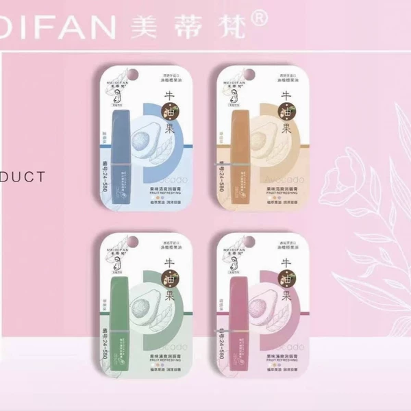 No. 4 1 box 24 Ka Medivan.24-580 Fruit Flavor Lip Balm
